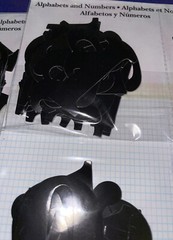Sticko XL Black Basker Alphas Alphabet Letters & Numbers Craft Scrapbook Sticker