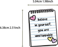 Inspirational Quote Stickers – 50PCS Vinyl Art Deco for Scrapbooking & Gifting