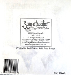Vintage Sweetwater Halloween Clear Stickers Karla Eisenach 2001 Scrapbook Paper