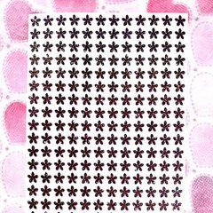 Glitter Flower Stickers! – Choose a Size & Color – Cute & Sparkly!