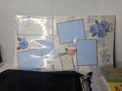 HUGE Creative Memories Binder, Sleeves, Stickers, & Paper Lot Binder #2