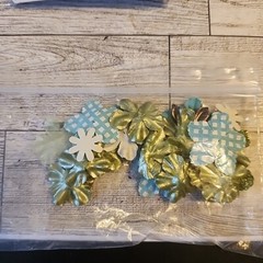 Floral Flowers Embellishments for Scrapbooking and Card Making NEW Crafts