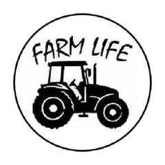 48 Farm Life Tractor !! ENVELOPE SEALS LABELS STICKERS 1.2″ ROUND