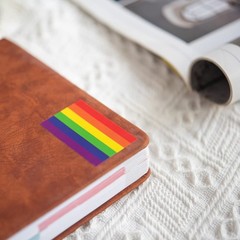 250 Rainbow Rectangle Stickers for Pride, LGBTQ Awareness, Parades & Events