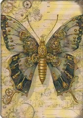 Huge Lot of Junk Journal Art Cards, Steampunk Animals 31pcs, 4″ x 6″