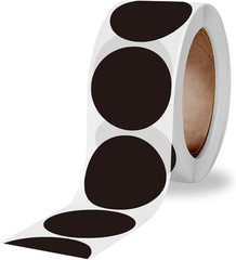 1000PCS Kraft Circle Stickers Dot Stickers, 1 Inch Round Blank Garage Sale Price