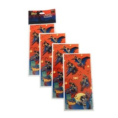 Batman Begins Party Favor Stickers Birthday Party Supplies 4 Sheets Per Pkg NEW