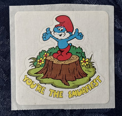 Vintage 1983 Peyo Smurfs Sticker Lot Puffy Scratch n Sniff More Unused