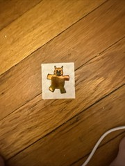 Super Rare Vintage Touch Me Oilies Oily Sticker 80s/90s Pig Animal Unique