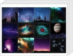 Galaxy Stickers (10-Set)