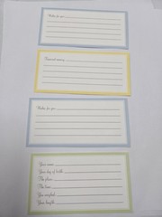 Creative Memories Set Of 8 Baby Scrapbook Journal Boxes Blue Yellow Green