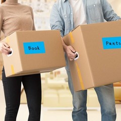 5 X 3 Inch Permanent Rectangle Color Coding Stickers, 500PCS Square Moving In…