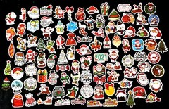Christmas Stickers Skateboard Vinyl Laptop Luggage Decal Sticker Bomb Lot 100pc