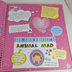 Girls Only! Scrapbook Fun Starter Scrapbook with Pen & 170 Stickers