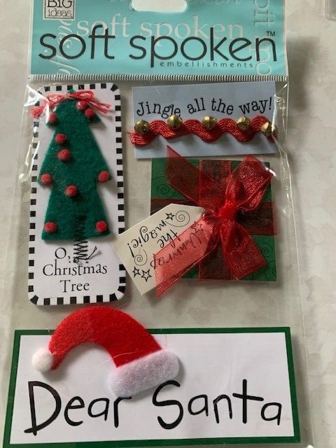 SOFT SPOKEN ME & MY BIG IDEAS 3D STICKERS DEAR SANTA