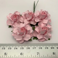 60 Mixed 1-1/2″ of 12 Colors Paper Flower DIY Wedding Scrapbook (TH/R21-Set-D1)