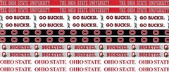 Ohio State University Buckeyes Scrapbook Kit: Gray paper & stickers NCAA