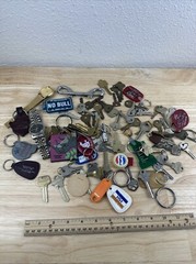Grandpas Junk Drawer Journal Vintage Supplies, Keys Blanks, Watches, Keychains +