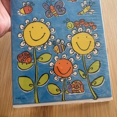 Vtg AGC Stickers Daisy Flowers Smiley Face Butterfly Insects Bee Ladybug Firefly
