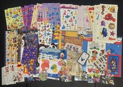 Scrapbooking Lot Disney Mickey Mouse Winnie The Pooh Princesses Sticker & Pages