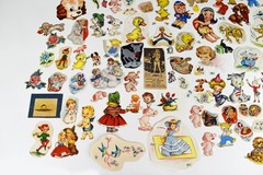 Huge Lot of Authentic 1950s Scrapbook Paper Cutouts | Cute Animals & Children