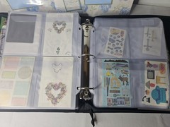 HUGE Creative Memories Binder, Sleeves, Stickers, & Paper Lot Binder #2