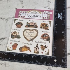 Joy Marie Retired Stickers Angel Home Kindness Love 2 Sheets New In Package
