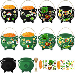 Kids Craft Kit 32Pcs DIY Paper Stickers Ornaments Classroom Party Favor Holiday
