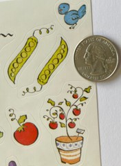 GARDENING TIME ￼Stickers(21pc)4.5”x 7”•Flower•Planting•Vegetable￼•Seed packets