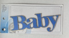NEW Lil’ Davis Designs Vintage Wood Large Word BABY Boy