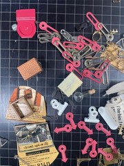 VINTAGE open stock MOSTLY 7GYPSIES METAL EMBELLISHMENTS