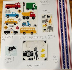 Vintage Mrs. Grossman’s Random Lot of 57 stickers, 5 sizes, scrapbook, journal