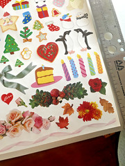 1 Mrs Grossmans Large Sheet Stickers Magic Collection pets flowers gifts cookies
