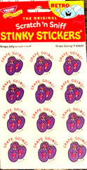 TREND Scratch n Sniff RETRO STINKY STICKERS, GRAPE JELLY Grape Going Scented