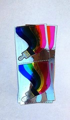 Vintage Stickers Hambly Studios Foil Mylar Sticker Mod 80s Sports