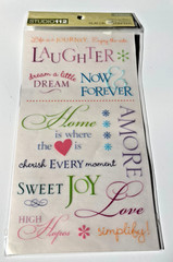 STUDIO 112 Rub on Transfers CHERISHED MEMORIES 18 piece set