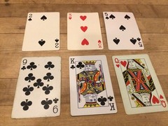 Playing Cards Mixed Lot of 6 ATC Swaps/Junk Journals/Scrapbooks/Crafts