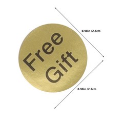 1000 Pcs Free Gift Stickers Adhesive Present Sealing Appreciation