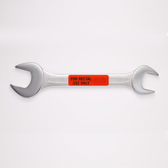 for Rectal Use Only Stickers 1.5″ x 0.375″ Fluorescent Red Stickers with Permane