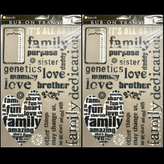 LOT OF 2 SETS DAISY D’S RUB-ON TRANSFERS IMAGES ALL ABOUT FAMILY DEFINED LOVE