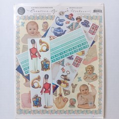 John Grossman Gifted Line Sticker Sheets Victorian Baby Wedding Toys – 11 Sheets