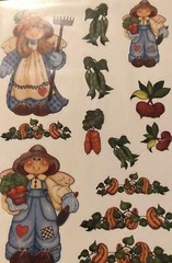 Lot of 3 Loew-Cornell Sticker Art: Willy B, Gordy & Gardenia, Ted E. Bear