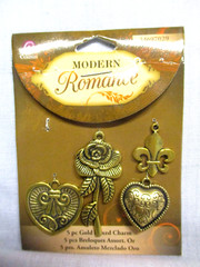 7 NEW Pkg ~ Scrapbook ~ Greeting Cards ~ Rustic Romantic Accents ~ & Charms