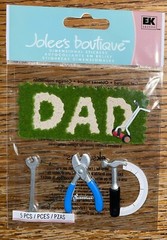 RARE Jolees #1 Dad Tools Hammer Wrench Priers Lawn Mower Fathers Day Daddy Papa