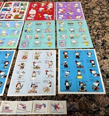 Lot of 1 3 Vintage Snoopy and Woodstock Stickers – The Peanuts Gang