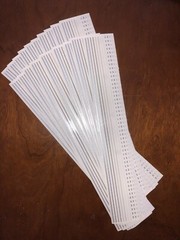 20 Mrs Grossmans Slivers Gray Shades Border Stickers Lines Dashes Silver Grey