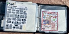 Crop In Style Binder With Lots Of Stickers ~ 17 Sheets full ~ All brands