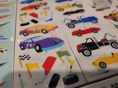 Vintage Sandylion Mrs. Grossmans Car Transportation Sticker Sheet Album Book Lot