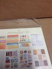 Daily Deco vintage stickers BNIP 12 pages of Stickers over 100 PCS-SHIPS FREE!!!