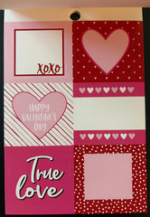 RECOLLECTIONS VALENTINE’S DAY STICKER BOOK 328 PC STICKERS 12 SHEETS ROMANCE